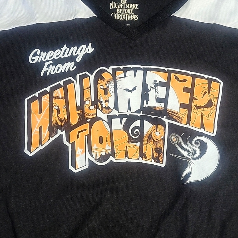 Disney Nightmare Before Christmas womans black tee small